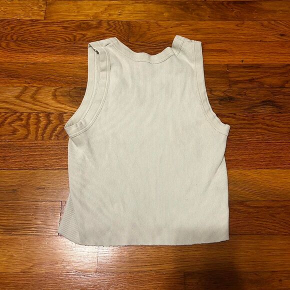 John Galt Women's Green crop top - Picture 3 of 3